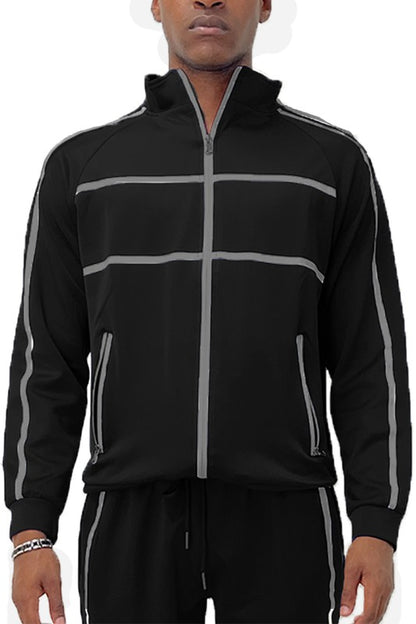 Men's Stripe Track Jacket