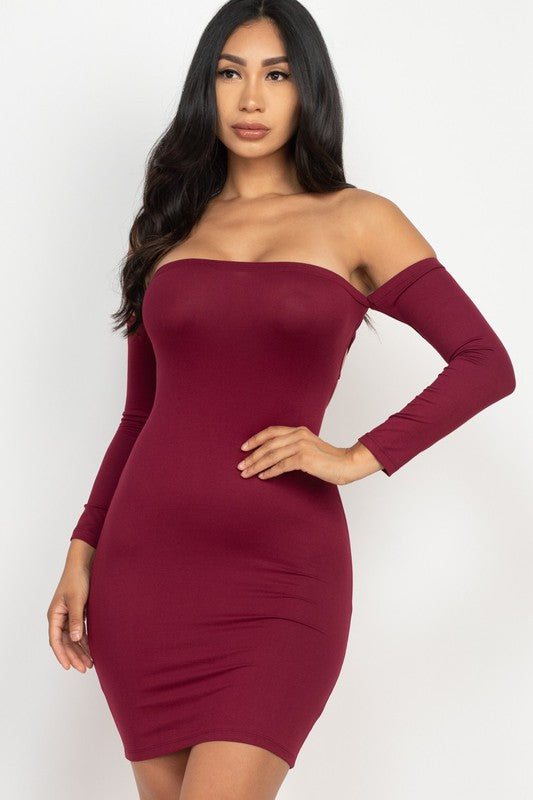 Criss-Cross Open Back Bodycon Dress