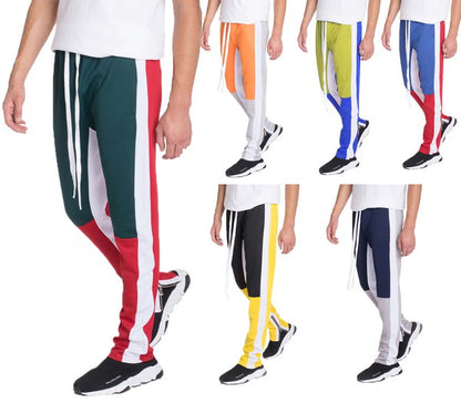 Men's Color Block Track Pants