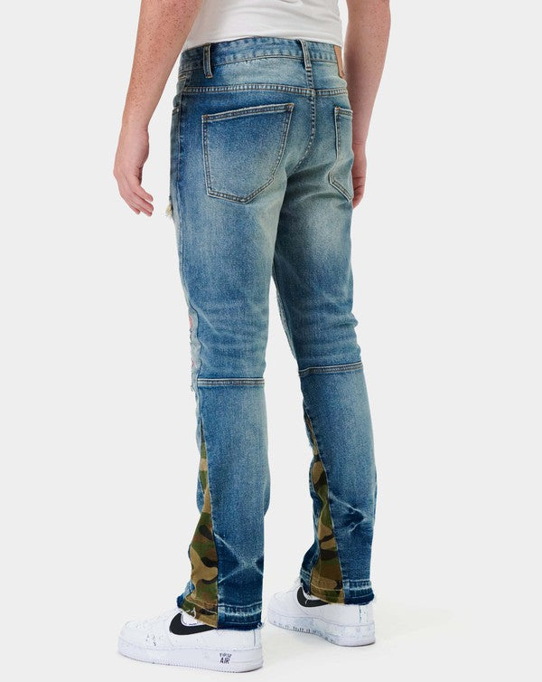 Men's Heavy Rip & Repair Slim Fit Jeans First Row