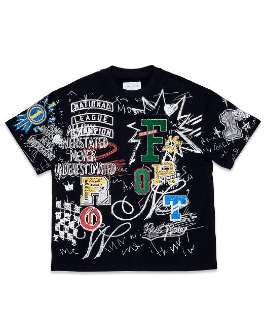 Men's Allover Doodling Tee First Row