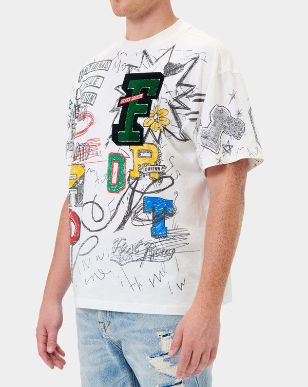 Men's All Over Doodling Tee