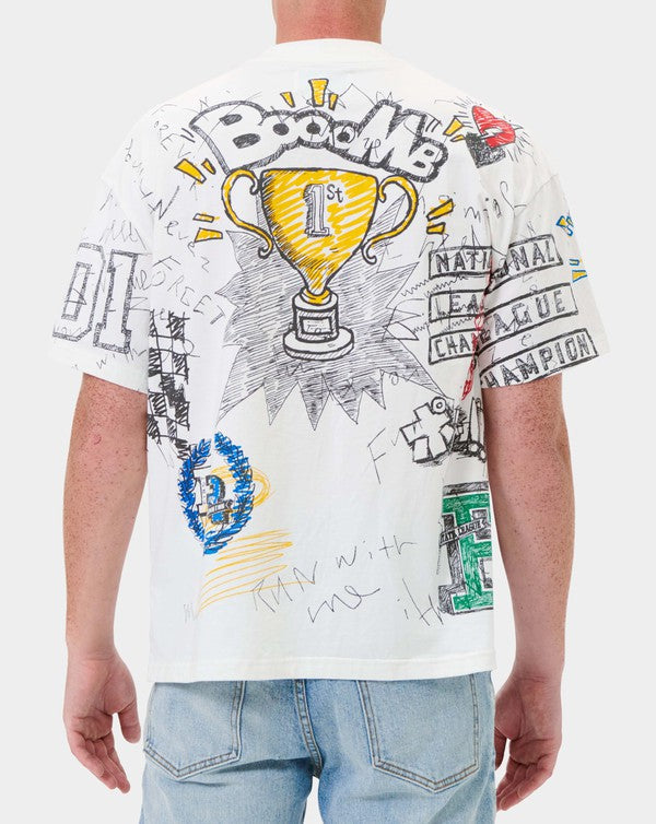 Men's All Over Doodling Tee