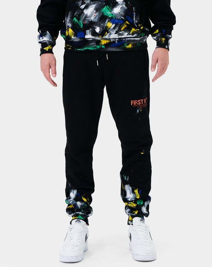 Men's Hand Paint Joggers First Row