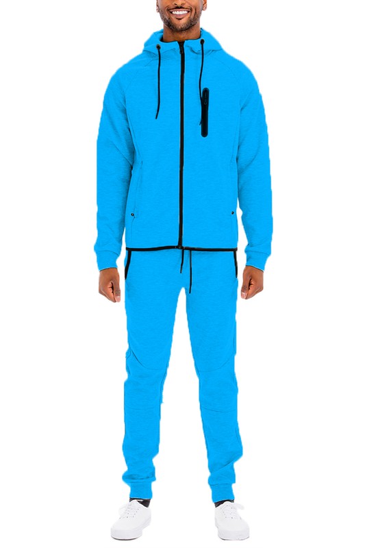 Men's Full Zip Sweat Pant Sweat Set