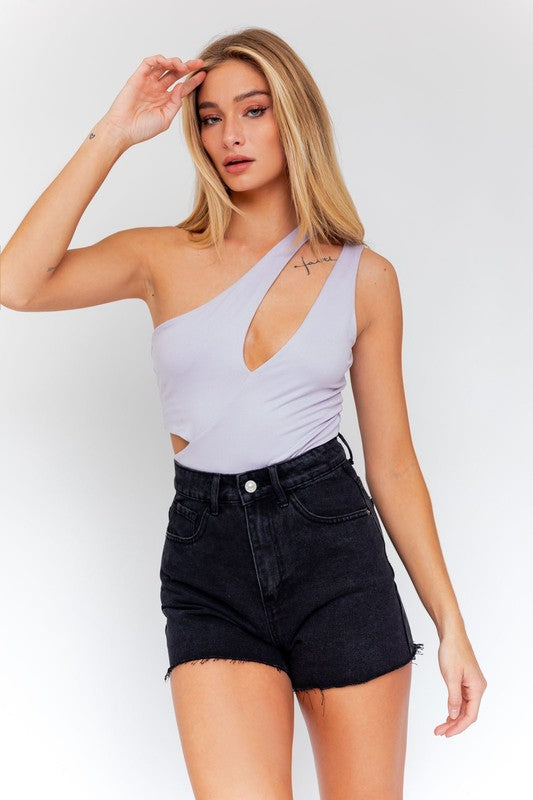 Cut Out Tank Top Bodysuit LE LIS