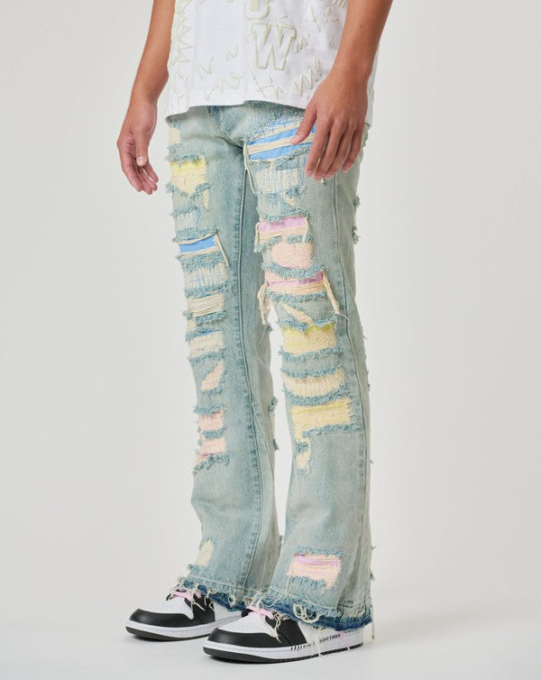 Men's Straight Leg Denim Jeans