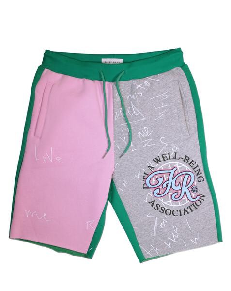 Men's Color Block Graphic Short