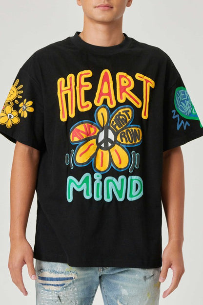 Men's Flower Puff Graphic Tee