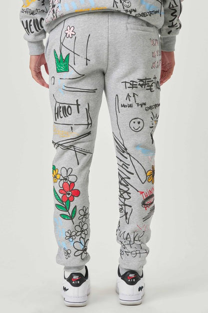 Men's All Over Graphic Jogger