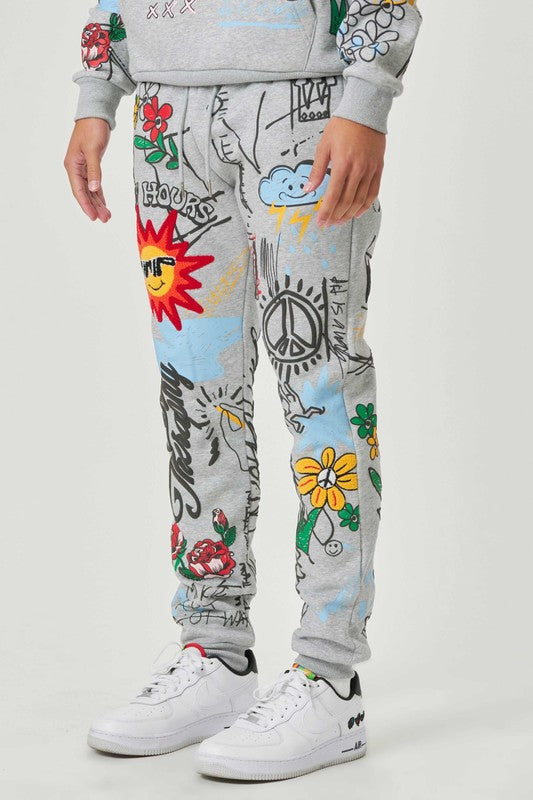 Men's All Over Graphic Jogger