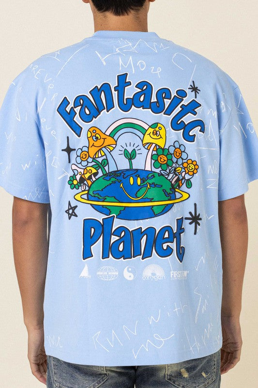 Men's Fantastic Planet Chenille Patch Tee