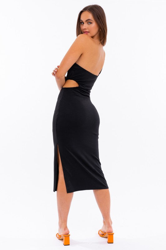 One Shoulder Midi Dress LE LIS