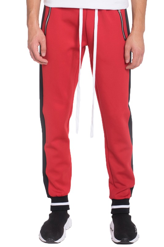 Weiv Men's Heavy Weight Single Stripe Jogger