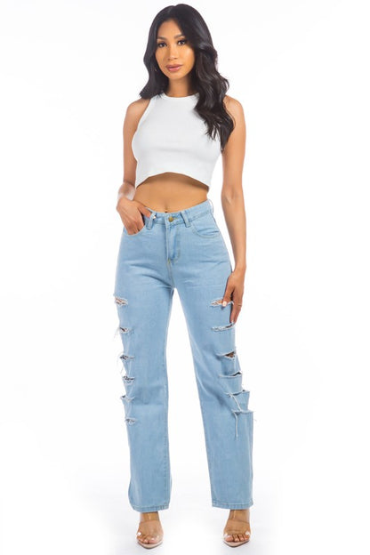 Multi-Cut Boyfriend Jeans