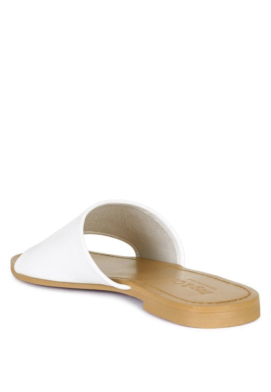 TATAMI LEATHER CLASSIC SLIDE FLATS