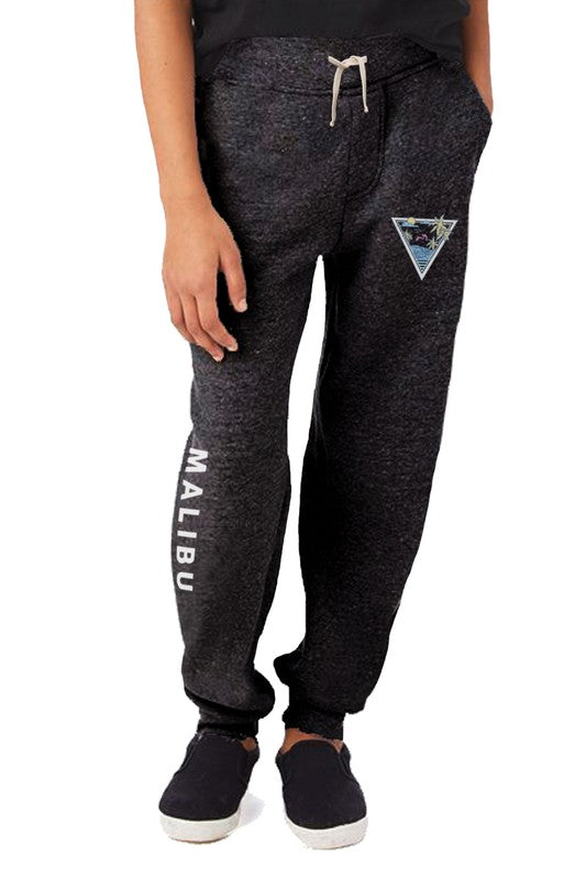 Kids Eco Black Malibu Jogger Pant Port 213