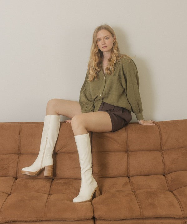 OASIS SOCIETY Juniper - Platform Knee-High Boots KKE Originals