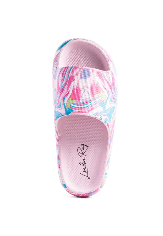 Whirl Marbling Dip Dye Slides