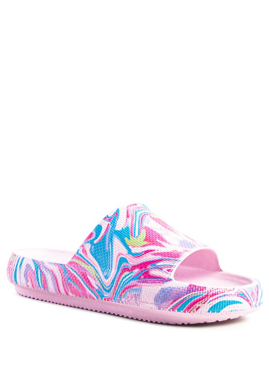 Whirl Marbling Dip Dye Slides