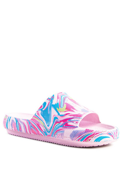 Whirl Marbling Dip Dye Slides