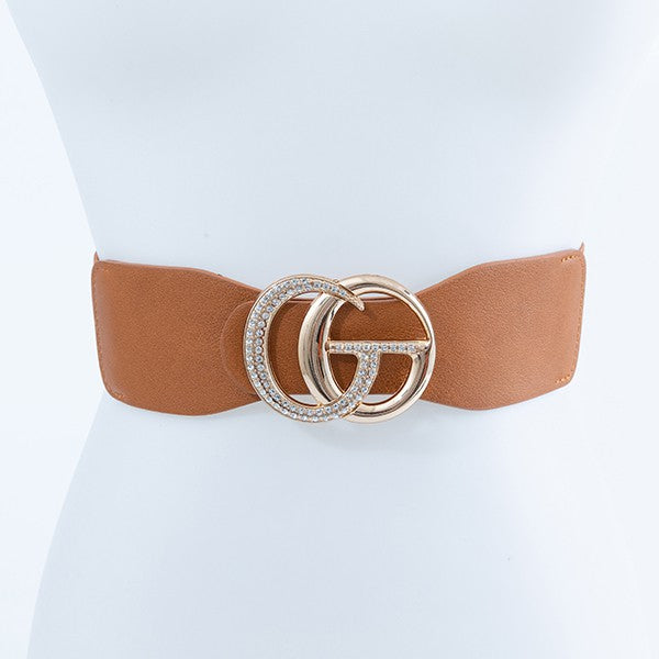 Gold GG Buckle Fashion Belt Bella Chic