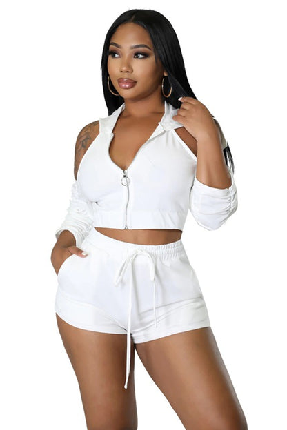 Summer Off Shoulder Two Piece Set