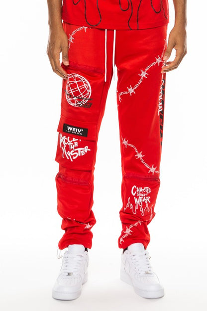 Weiv Men's Hype Official Print Track Pant