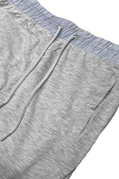 Heathered Cotton Blend Men's Joggers