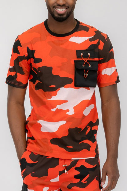 Weiv Men's Full Camo Short Sleeve T-Shirt