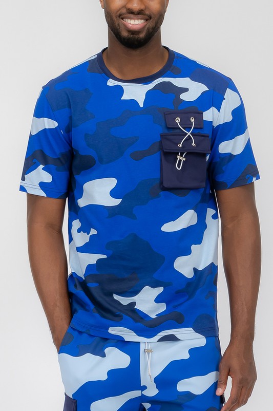 Men's Full Camo Short Sleeve T-shirt