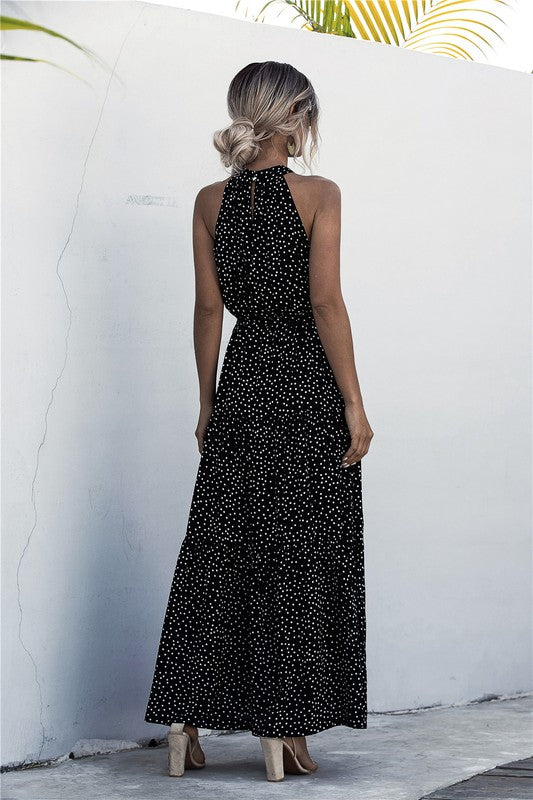 Polka Dot Maxi Dress