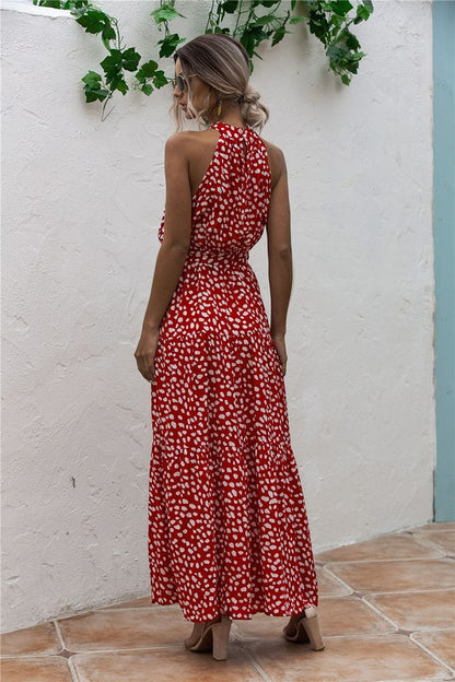 Polka Dot Maxi Dress