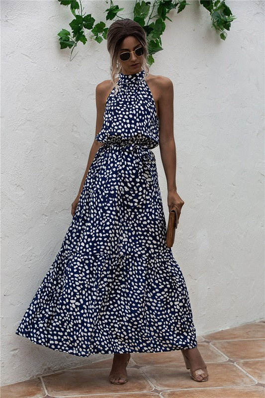 Polka Dot Maxi Dress