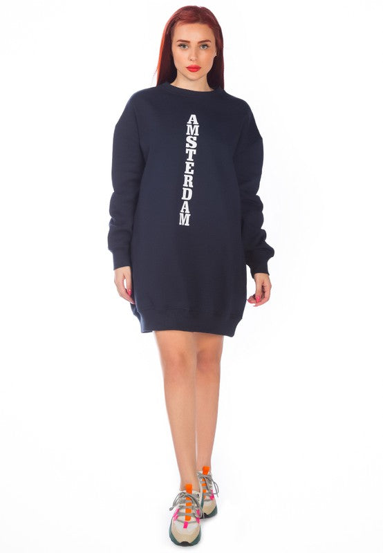 Printed Oversized Live-In Sweatshirt