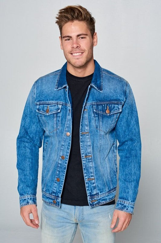 Men's Denim Jacket Blue Age