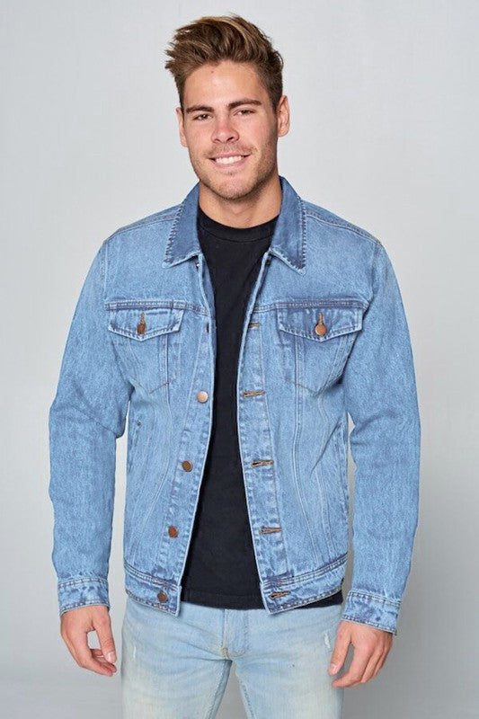 Men's Denim Jacket Blue Age