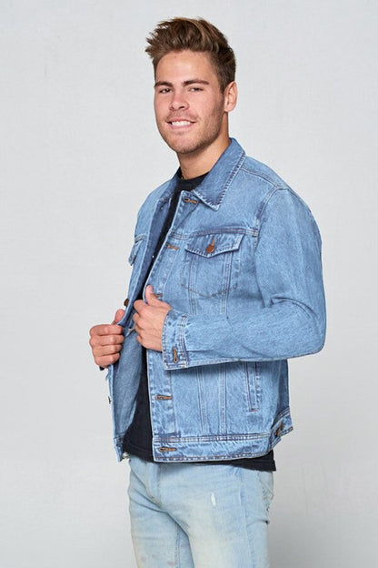 Men's Denim Jacket Blue Age