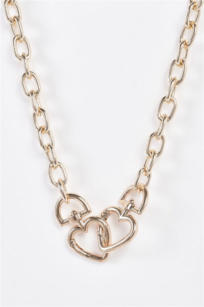 Hearts Charm Necklace