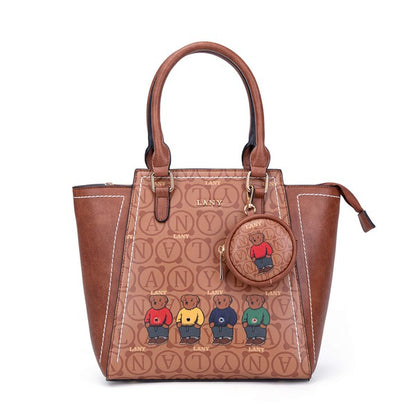 LANY Bear Monogram Shoulder Bag & Pouch