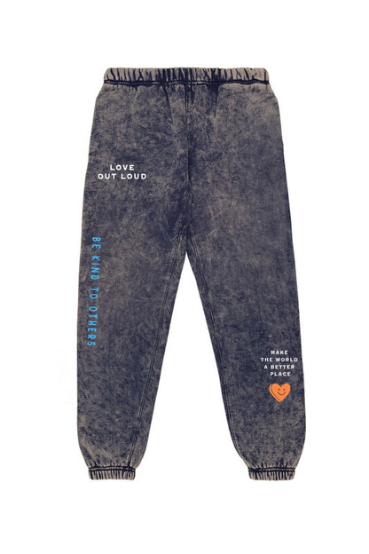 Kids Love Jogger Pant-Navy Port 213