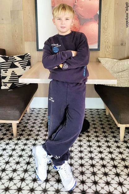 Kids Love Jogger Pant-Navy Port 213