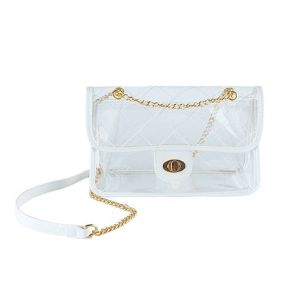 Clear Quilted PVC Bag