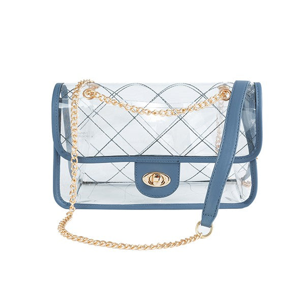 Clear Quilted PVC Bag