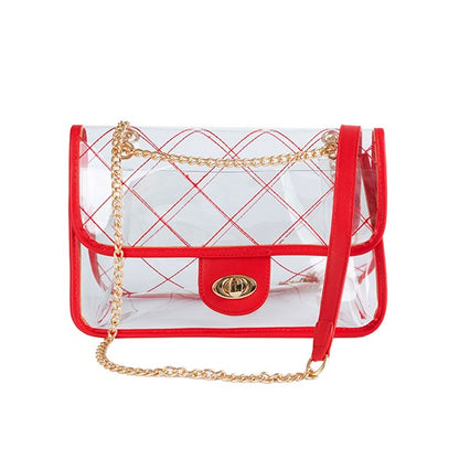 Clear Quilted PVC Bag