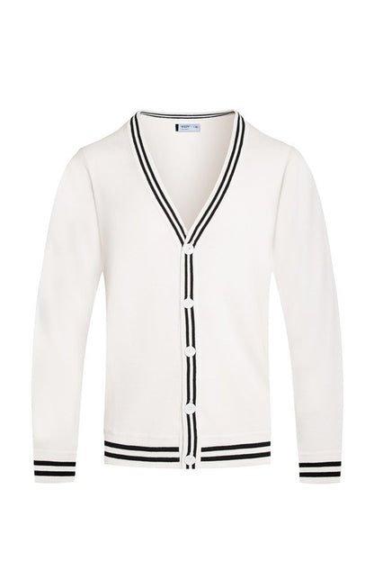 Men's Two Stripe Cardigan