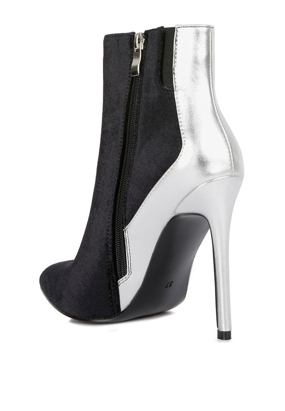 SLADE Metallic Highlight High Heeled Ankle Boots