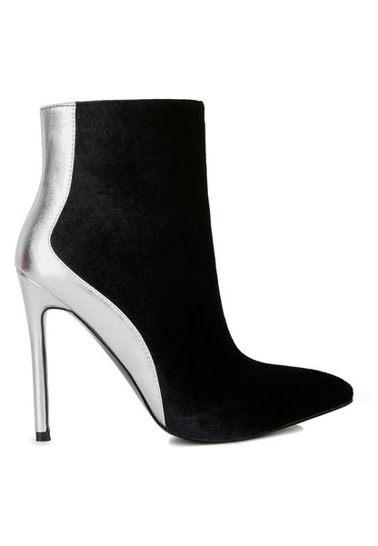 SLADE Metallic Highlight High Heeled Ankle Boots