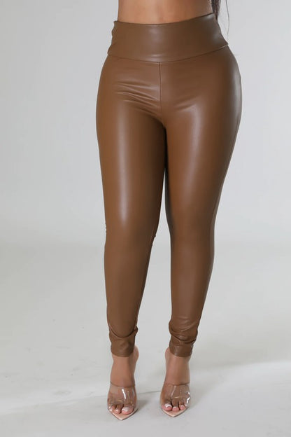 Skinny Faux Leather Leggings 5Besties