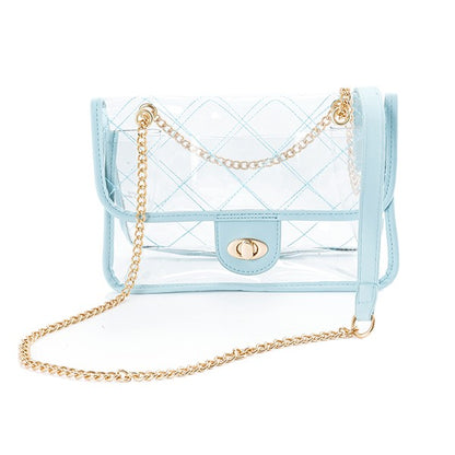 Clear Quilted PVC Bag